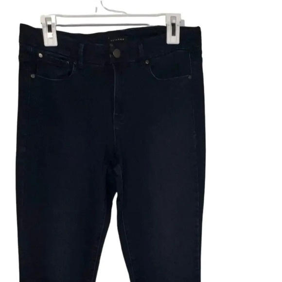 Metaphor, 12, flare leg, dark wash, midrise button zip stretch denim Jean - Picture 2 of 10